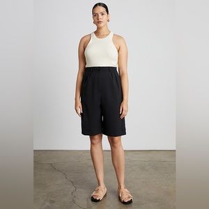 WHO WHAT WEAR Collection Black Cargo Shorts Size Large